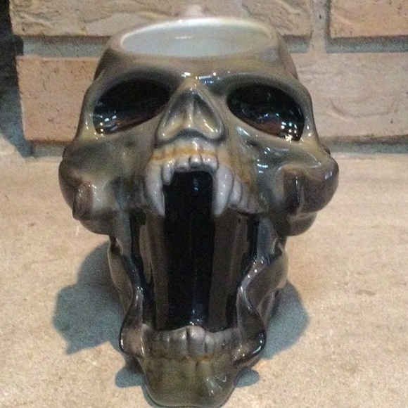 RARE Metallica PusHead Rebel ceramic skull mug - Picture 2 of 9
